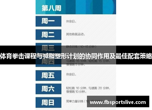 体育拳击课程与减脂塑形计划的协同作用及最佳配套策略